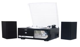 MAJESTIC TT38RCDTPUSBSDBK - Giradischi Stereo 33-45-78 Giri USB