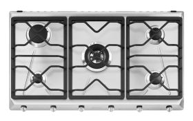 SMEG SRV596O - Gasherd 90cm 5 Kochstellen