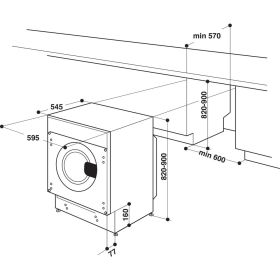 INDESIT BIWMIL71252EUN - Waschmaschine 7 kg 1200 U/min