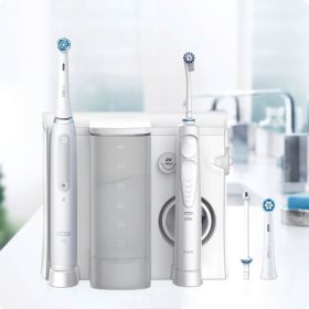ORAL-B ORALCENTERIO4 - Idropulsore Salute Oral-B con Spazzolino