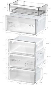 BOSCH KGN392XCF - Bosch KGN392XCF Kombigerät 363L NoFrost