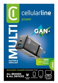 CELLULAR LINE ACHUSBGAN2PD45WK - Multipower Micro Ladegerät 45W