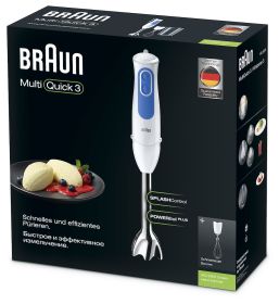 BRAUN MQ3005WH - Braun MultiQuick 3 MQ3005 Frullatore a Immersione