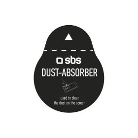 SBS TEFSTSKINDUST - Staubentferner Aufkleber, 10 Blatt für Oberflächen