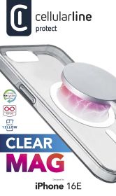 CELLULAR LINE CLEARMAGIPHSE4T - Hartschale Clear Mag für iPhone 16E