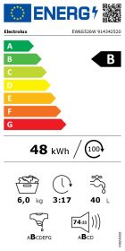 ELECTROLUX EW6S526W - Lavatrice Slim Frontale Electrolux 6kg