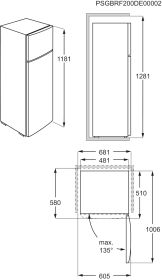 ELECTROLUX LTB1AF14W0 - Electrolux Kühlschrank mit Gefrierfach 50cm Breit
