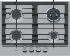 BOSCH PCH6A5I90 - Bosch 60cm Gasherd Doppelte Krone Edelstahl