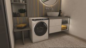 HAIER HW50BP12307 - Haier Slim Waschmaschine 5kg mit WiFi