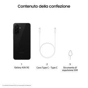 SAMSUNG SMA266BZKBEUE - Galaxy A26 5G 6GB 128GB Schwarz